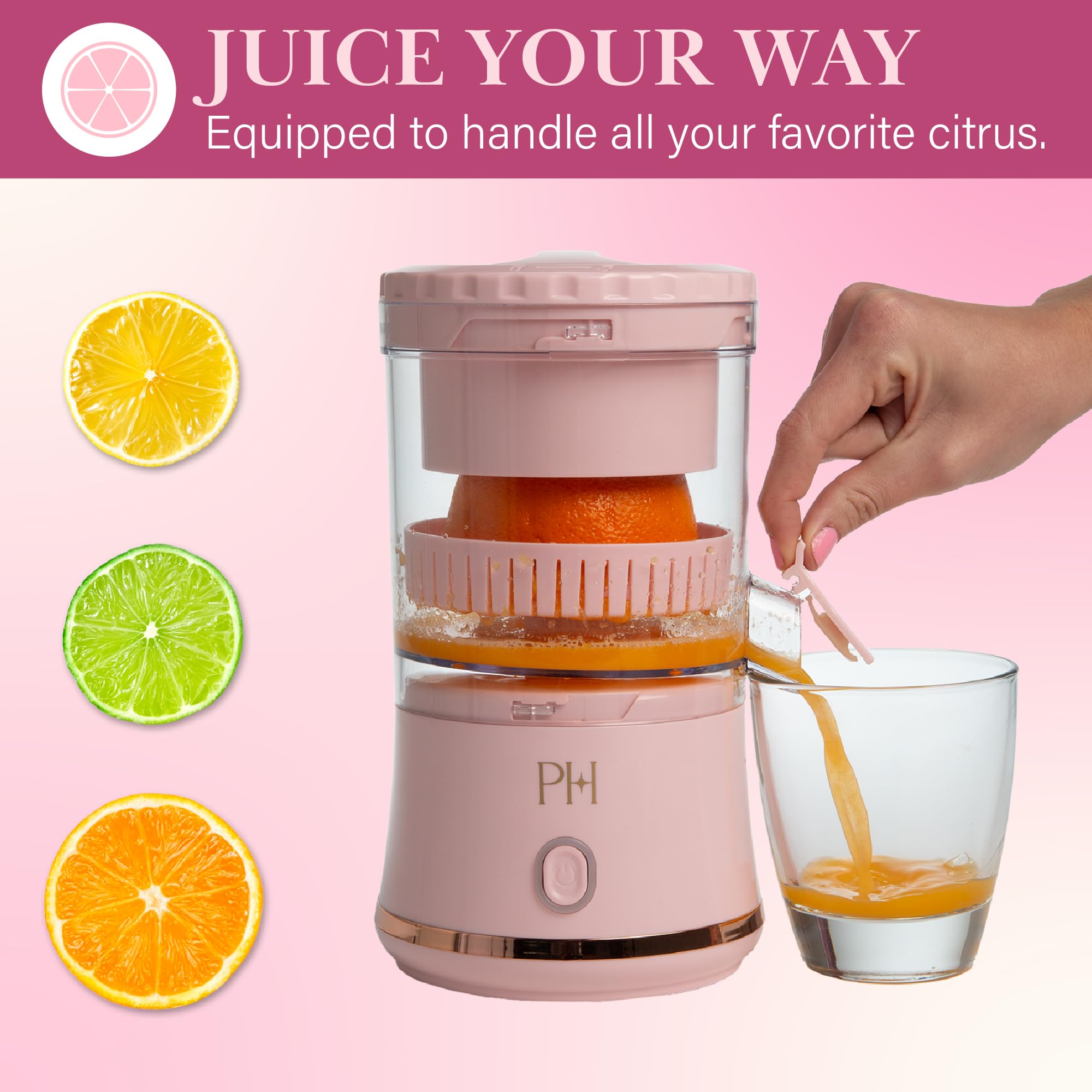 Amazon.com: Paris Hilton Electric Citrus Juicer, Mini Portable